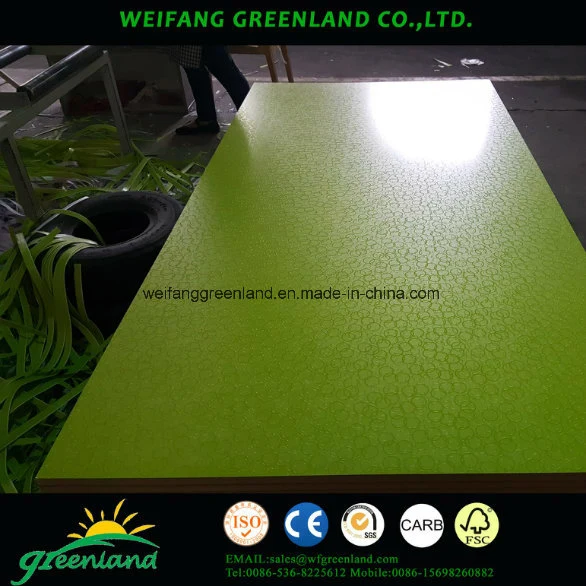 High Glossy Polyester Mdfpolyester Finished MDF/Polyester Board 1220X2440mm Furniture Usage