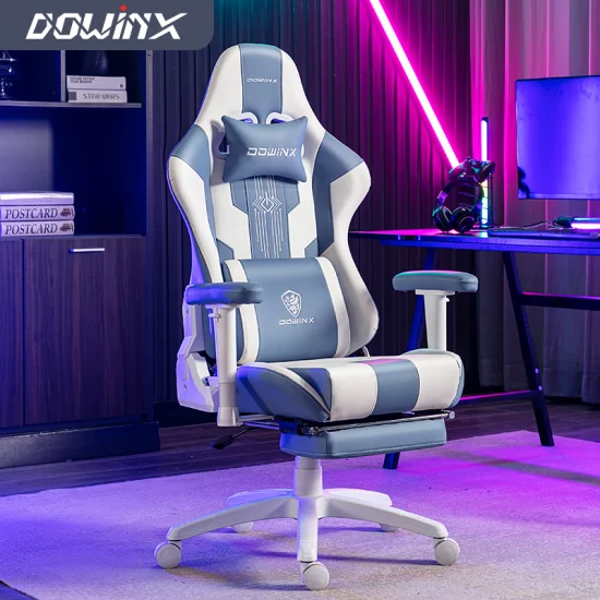 High Back Wholesale Silla Gamer Massage Gaming Chair with 360 Degree Swivel 180 Degree Back Reclining