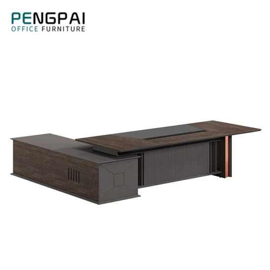 Custom Modern Luxury Wood Office Table Furniture Modular L Shaped CEO Executive Desk