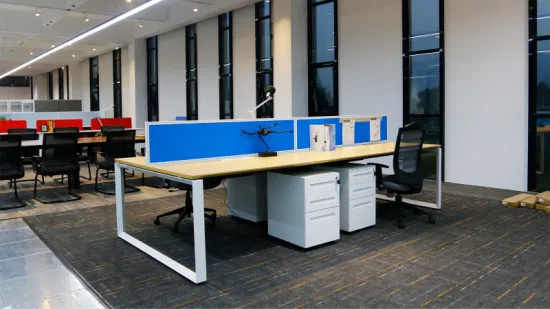 Office Furniture Manufacturers MFC 6 Person Table Modern Long Office Desk