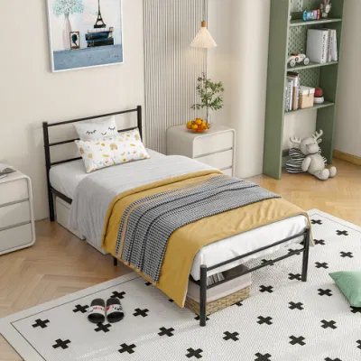 Bedroom Furniture Modern Simple Metal Bed Design